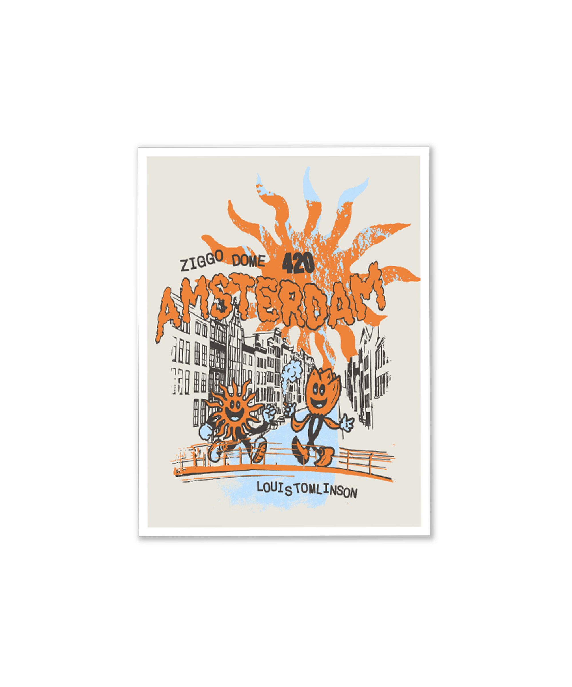 Amsterdam 420 | A2 Litho Print