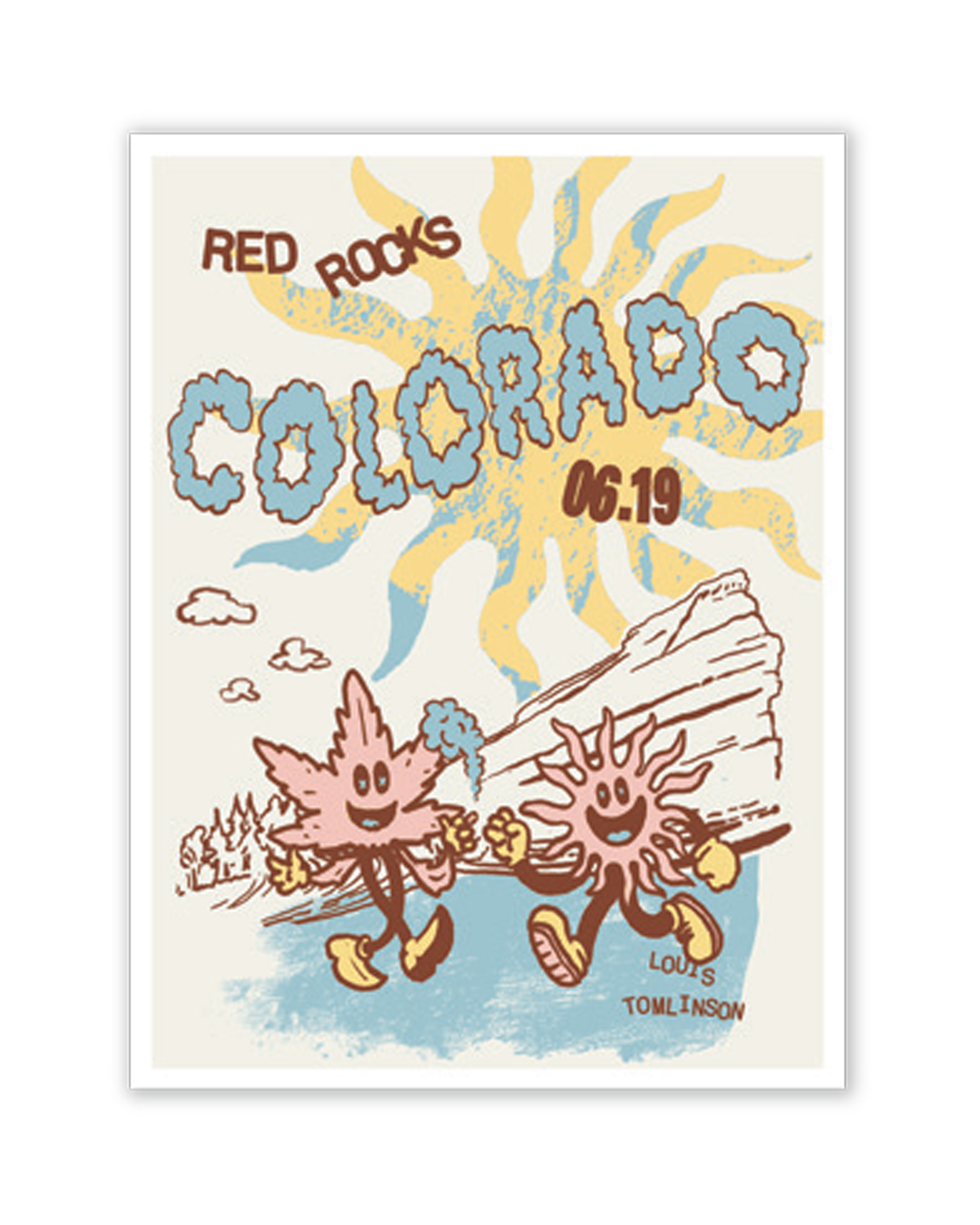 HDWGH? Red Rocks, Colorado | Litho