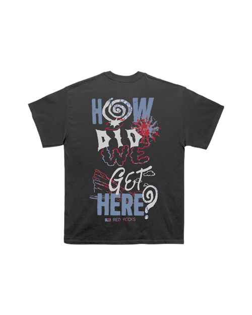 HDWGH? Red Rocks, Colorado | Black T-Shirt