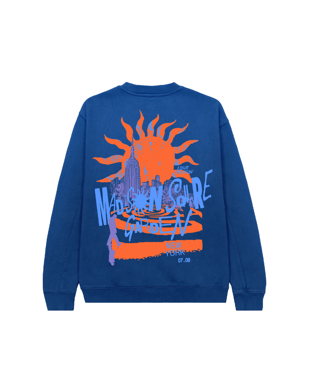HDWGH? MSG, NEW YORK | Royal Blue Crewneck