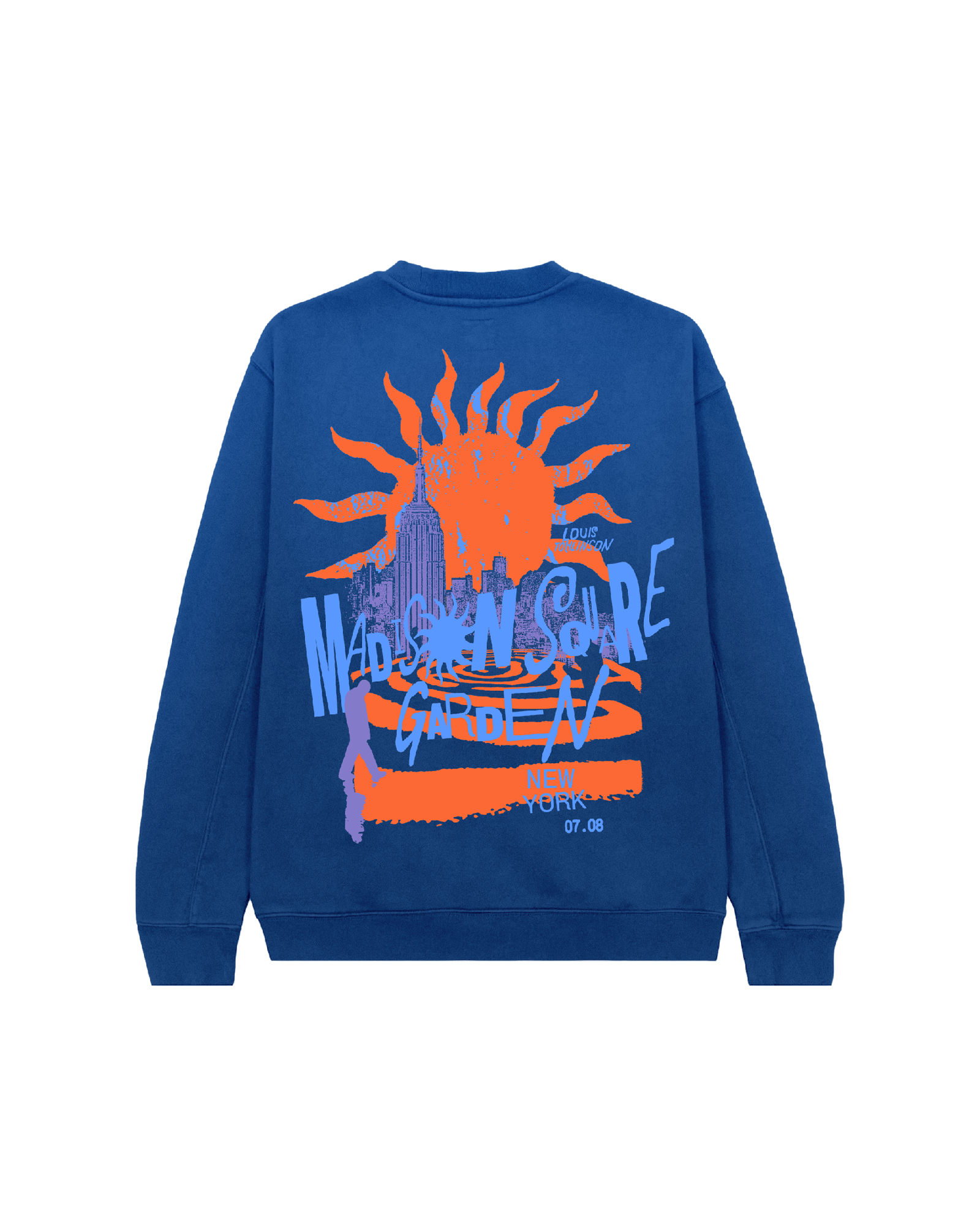HDWGH? MSG, NEW YORK | Royal Blue Crewneck
