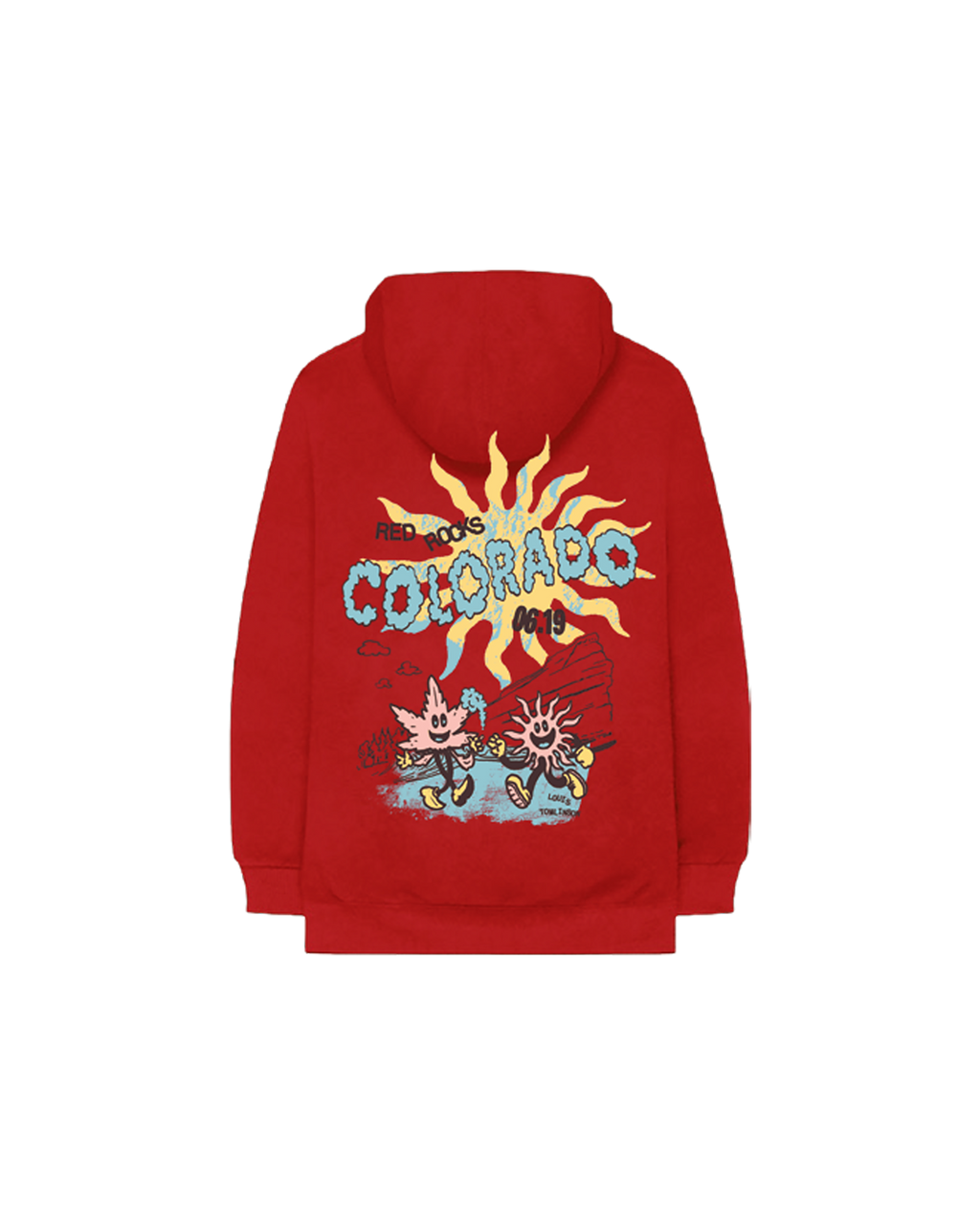 HDWGH? Red Rocks, Colorado | Red Hoodie