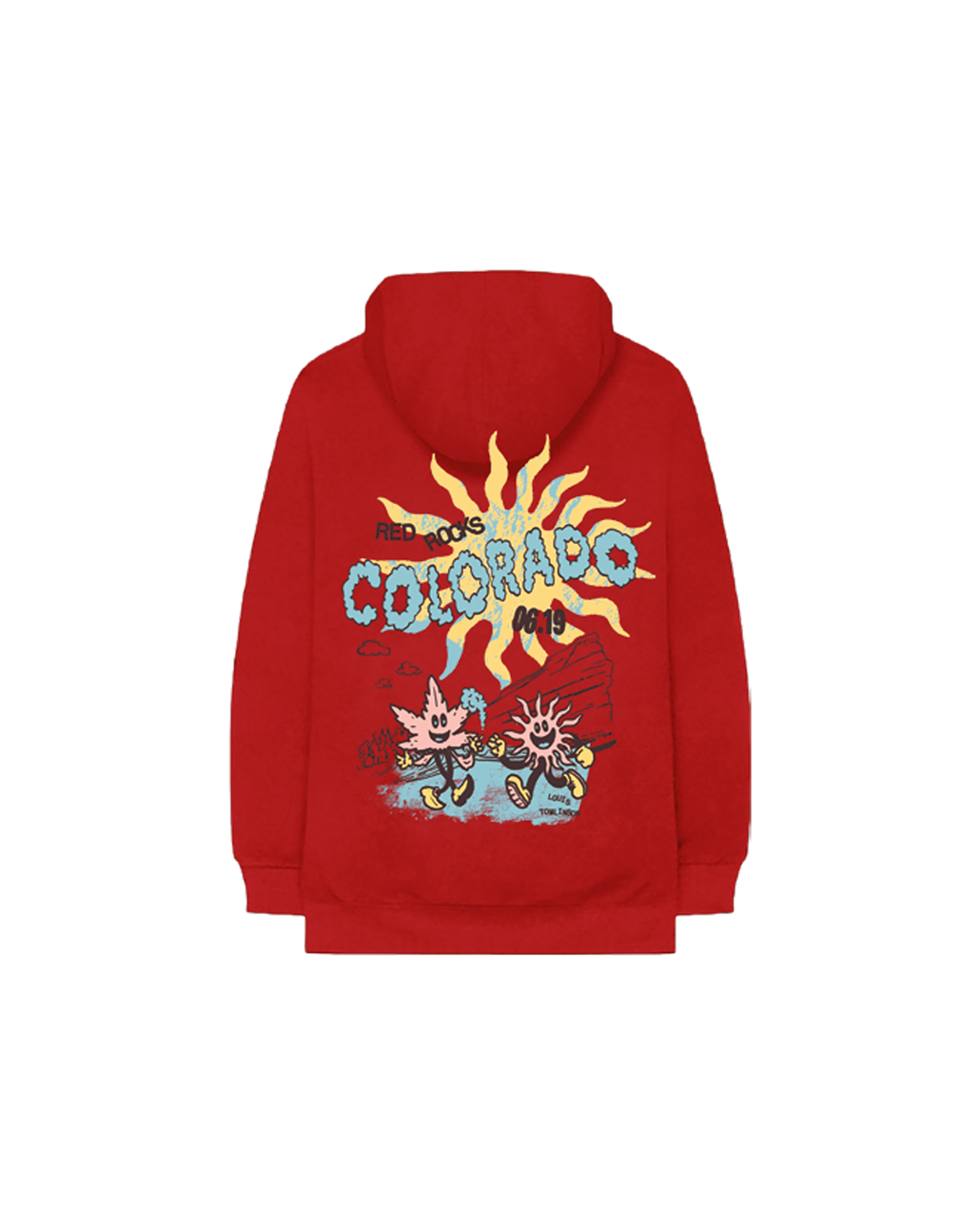 HDWGH? Red Rocks, Colorado | Red Hoodie