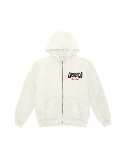 HDWGH? Red Rocks, Colorado | White Zip Hoodie – Louis Tomlinson US