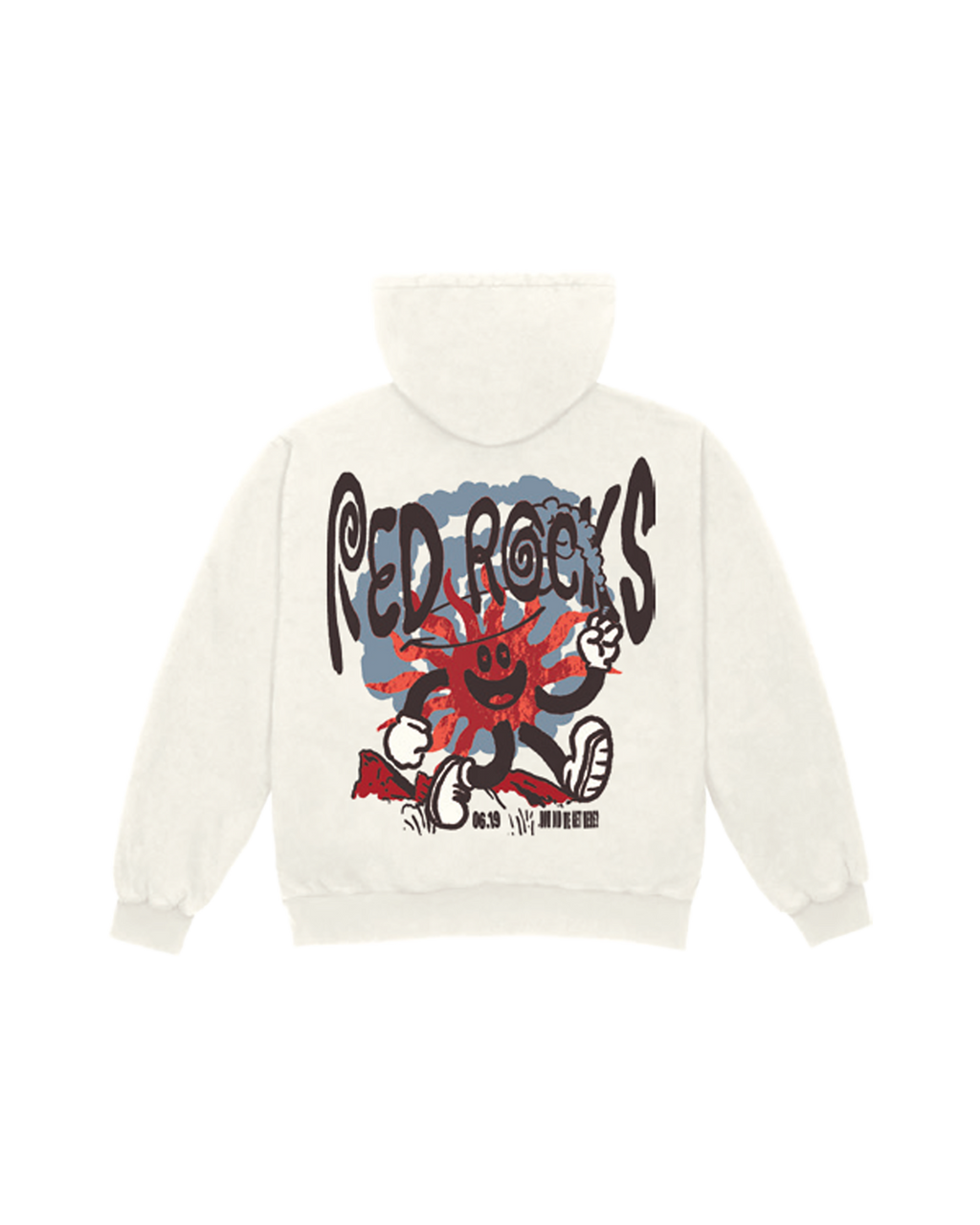 HDWGH? Red Rocks, Colorado | White Zip Hoodie