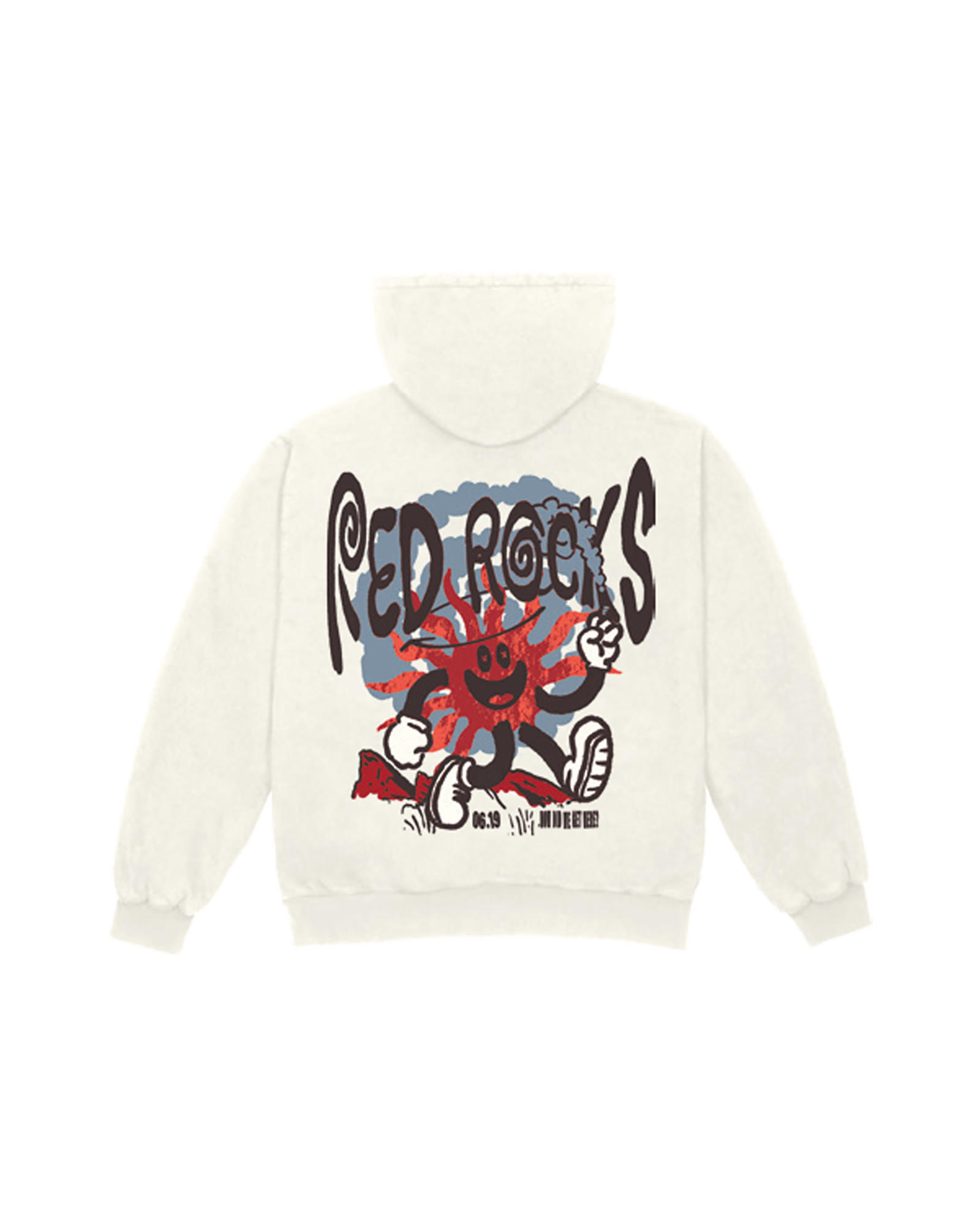 HDWGH? Red Rocks, Colorado | White Zip Hoodie