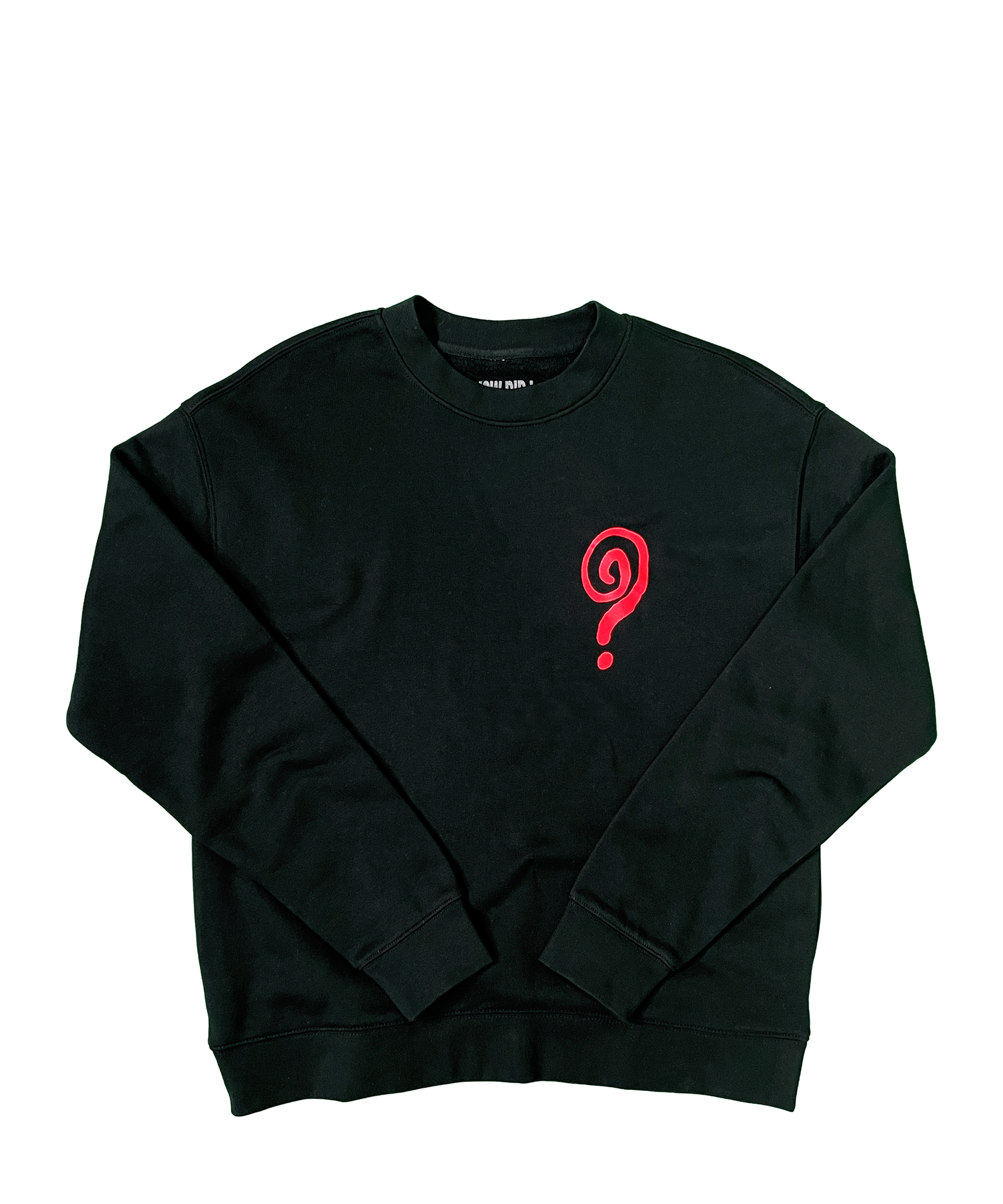 How Did I Get Here? | Black Crewneck
