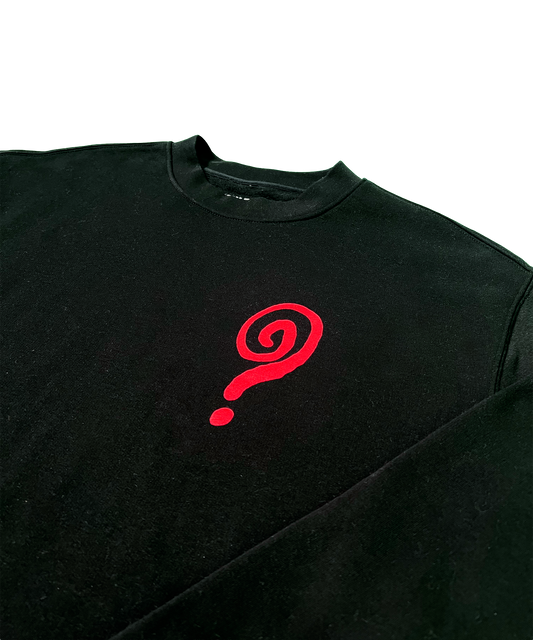 How Did I Get Here? | Black Crewneck