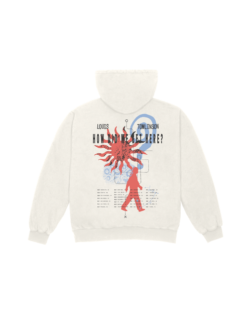 How Did We Get Here? North America Tour | Natural Zip Hoodie