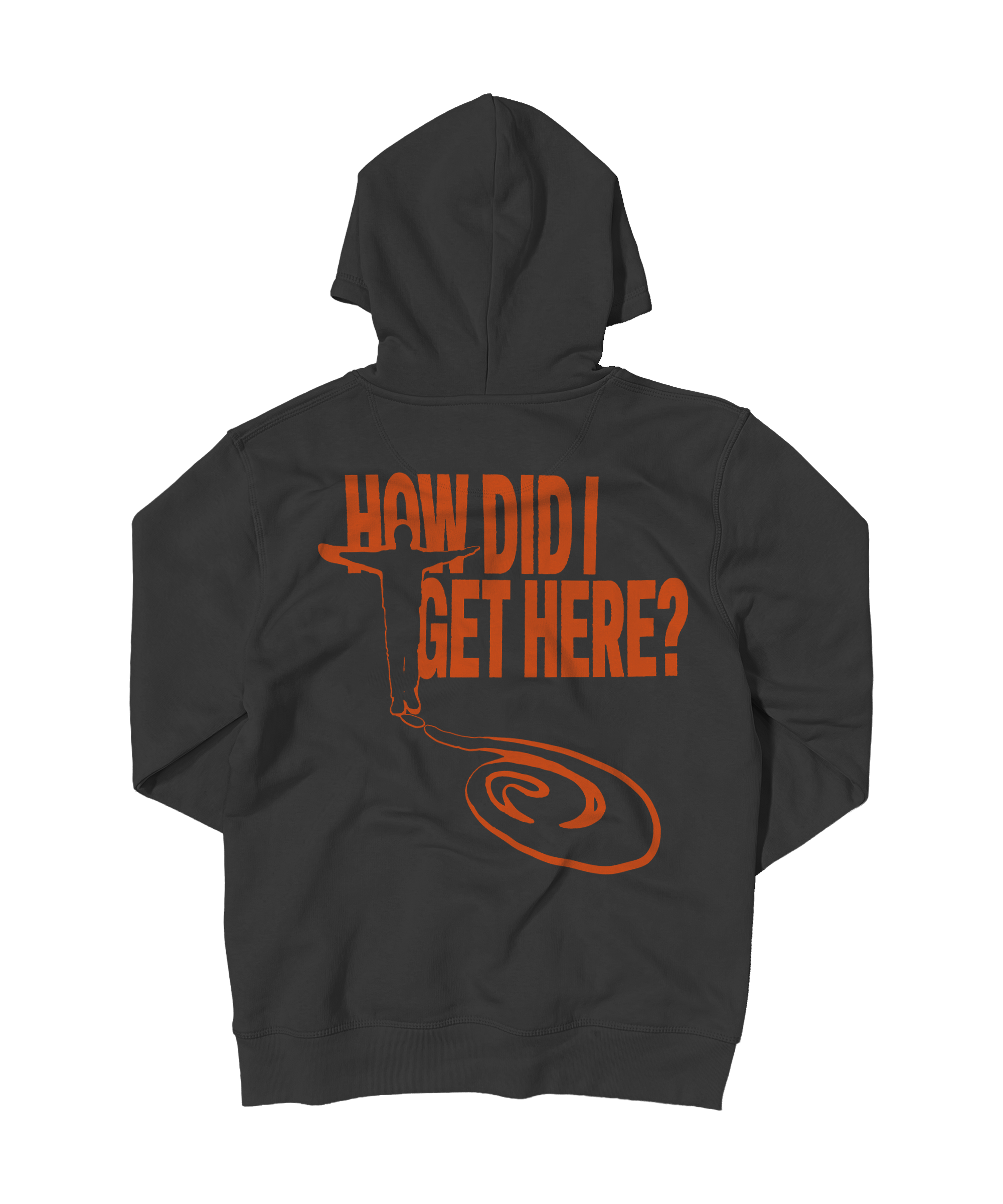 How Did I Get Here? Racket NYC | Black Hoodie